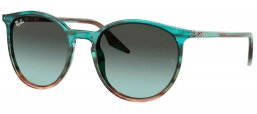 Gafas de Sol - Ray-Ban - RB2204 - 1394GK STRIPED BLUE GRADIENT GREEN // BLUE VINTAGE GRADIENT BLACK
