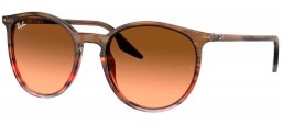 Gafas de Sol - Ray-Ban - RB2204 - 13953B STRIPED BROWN GRADIENT RED // BROWN GRADIENT