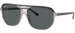 Gafas de Sol - Ray-Ban - RB2205 BILL ONE - 1396B1  DARK GREY ON TRANSPARENT GREY // DARK GREY