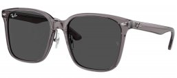 Gafas de Sol - Ray-Ban - RB2206D - 139987  TRANSPARENT GREY // DARK GREY