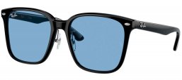 Gafas de Sol - Ray-Ban - RB2206D - 901/72 BLACK // LIGHT BLUE
