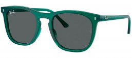 Gafas de Sol - Ray-Ban - RB2210 - 6615B1  TRANSPARENT GREEN // DARK GREY