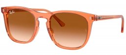 Gafas de Sol - Ray-Ban - RB2210 - 676451  TRANSPARENT BROWN // BROWN GRADIENT ANTIREFLECTION