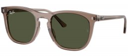 Gafas de Sol - Ray-Ban - RB2210 - 845731  TRANSPARENT LIGHT BROWN // GREEN