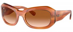 Gafas de Sol - Ray-Ban - RB2212 BEATE - 140351  STRIPED BROWN // BROWN GRADIENT ANTIREFLECTION