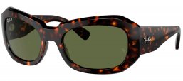 Gafas de Sol - Ray-Ban - RB2212 BEATE - 902/58 HAVANA // DARK GREEN POLARIZED