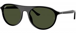 Gafas de Sol - Ray-Ban - RB2215 - 901/31  BLACK // GREEN