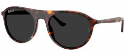Gafas de Sol - Ray-Ban - RB2215 - 902/48  HAVANA // BLACK POLARIZED