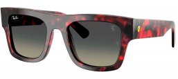 Gafas de Sol - Ray-Ban - RB2217M - F70511  RED HAVANA // GREY GRADIENT