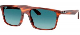 Gafas de Sol - Ray-Ban - RB2222 - 954/3M STRIPED HAVANA // BLUE GRADIENT GREY