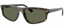 Gafas de Sol - Ray-Ban - RB2225 - 710/58 HAVANA // GREEN POLARIZED