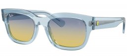Gafas de Sol - Ray-Ban - RB2228M - F708EI  TRANSPARENT LIGHT BLUE // BLUE GRADIENT YELLOW