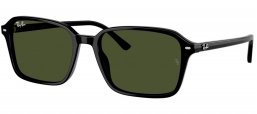 Gafas de Sol - Ray-Ban - RB2231 RAIMOND - 901/31 BLACK // G-15 GREEN