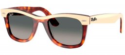 Gafas de Sol - Ray-Ban - RB2240  WAYFARER - 144371  BEIGE ON HAVANA // GREY GRADIENT