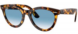 Gafas de Sol - Ray-Ban - RB2241 WAYFARER WAY - 13323F HAVANA YELLOW // BLUE GRADIENT ANTIREFLECTION