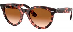 Gafas de Sol - Ray-Ban - RB2241 WAYFARER WAY - 133451  HAVANA PINK // BROWN GRADIENT