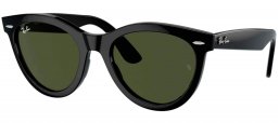 Gafas de Sol - Ray-Ban - RB2241 WAYFARER WAY - 901/31 BLACK // GREEN