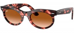 Gafas de Sol - Ray-Ban - RB2242 WAYFARER OVAL - 133451  HAVANA PINK // BROWN GRADIENT ANTIREFLECTION