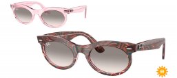 Gafas de Sol - Ray-Ban - RB2242 WAYFARER OVAL - 138432  PHOTOCHROMATIC WAVES PURPLE // GREY GRADIENT ANTIREFLECTION