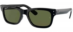 Gafas de Sol - Ray-Ban - RB2283 MR BURBANK - 901/58 BLACK // GREEN POLARIZED