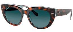 Gafas de Sol - Ray-Ban - RB2286 DOREEN - 1413S3  DARK HAVANA ON TRANSPARENT MULTICOLOR // BLUE GRADIENT POLARIZED