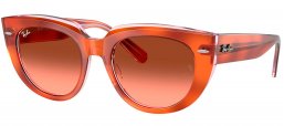 Gafas de Sol - Ray-Ban - RB2286 DOREEN - 1415A5  RED HAVANA ON TRANSPARENT MULTICOLOR // BROWN GRADIENT PINK