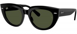 Gafas de Sol - Ray-Ban - RB2286 DOREEN - 901/31 BLACK // G-15 GREEN