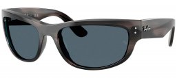 Gafas de Sol - Ray-Ban - RB2289 MEGA BALORAMA - 1404R5  STRIPED GREY // AZUL