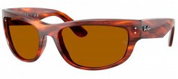 Gafas de Sol - Ray-Ban - RB2289 MEGA BALORAMA - 954/33 STRIPED HAVANA // B-15 BROWN