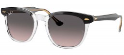 Gafas de Sol - Ray-Ban - RB2298 HAWKEYE - 1294M3 BLACK ON TRANSPARENT // GREY GRADIENT POLARIZED