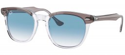 Gafas de Sol - Ray-Ban - RB2298 HAWKEYE - 13553F GREY ON TRANSPARENT // CLEAR GRADIENT BLUE