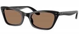 Gafas de Sol - Ray-Ban - RB2299 LADY BURBANK - 901/73  BLACK // BROWN
