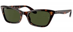 Gafas de Sol - Ray-Ban - RB2299 LADY BURBANK - 902/31 HAVANA // GREEN