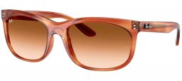 Gafas de Sol - Ray-Ban - RB2389 BALORETTE - 140351  STRIPED BROWN // BROWN GRADIENT TRANSPARENT