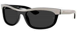 Gafas de Sol - Ray-Ban - RB2489 BALORAMA - 144248  GREY ON BLACK // BLACK POLARIZED