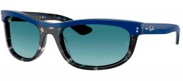 Gafas de Sol - Ray-Ban - RB2489 BALORAMA - 14453M  BLUE ON HAVANA // BLUE GRADIENT GREY