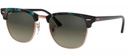 Gafas de Sol - Ray-Ban - RB3016 CLUBMASTER - 125571 SPOTTED GREY GREEN // DARK GREY GRADIENT