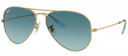 Gafas de Sol - Ray-Ban - RB3025 AVIATOR LARGE METAL - 001/3M GOLD // BLUE GRADIENT