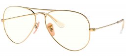 Gafas de Sol - Ray-Ban - RB3025 AVIATOR LARGE METAL - 001/5F SHINY GOLD // PHOTOCROMATIC GREY