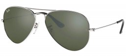 Gafas de Sol - Ray-Ban - RB3025 AVIATOR LARGE METAL - 003/40 SILVER // CRYSTAL GREY MIRROR