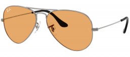 Gafas de Sol - Ray-Ban - RB3025 AVIATOR LARGE METAL - 004/33 GUNMETAL // ORANGE