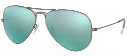 Gafas de Sol - Ray-Ban - RB3025 AVIATOR LARGE METAL - 029/30 MATTE GUNMETAL // GREEN MIRROR SILVER