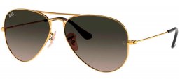 Gafas de Sol - Ray-Ban - RB3025 AVIATOR LARGE METAL - 181/71 GOLD // LIGHT GREY GRADIENT DARK GREY