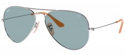 Gafas de Sol - Ray-Ban - RB3025 AVIATOR LARGE METAL - 9065I5 SILVER // PHOTOCROMIC BLUE