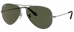 Gafas de Sol - Ray-Ban - RB3025 AVIATOR LARGE METAL - 919031 SAND TRANSPARENT GREY // GREEN