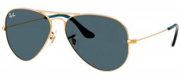 Gafas de Sol - Ray-Ban - RB3025 AVIATOR LARGE METAL - 9278R5  ARISTA GOLD // BLUE