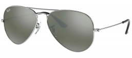 Gafas de Sol - Ray-Ban - RB3025 AVIATOR LARGE METAL - W3275 SILVER // CRYSTAL GREY MIRROR