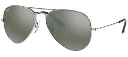 Gafas de Sol - Ray-Ban - RB3025 AVIATOR LARGE METAL - W3277 SILVER // CRYSTAL GREY MIRROR