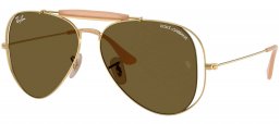 Gafas de Sol - Ray-Ban - RB3029M - 001/73  ARISTA GOLD // DARK BROWN