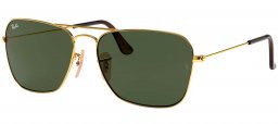 Gafas de Sol - Ray-Ban - RB3136 CARAVAN - 181 GOLD // DARK GREEN